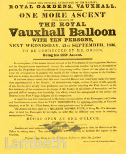 VAUXHALL GARDENS: HANDBILL