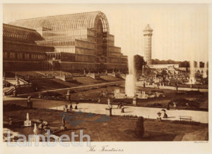 CRYSTAL PALACE, SYDENHAM, UPPER NORWOOD