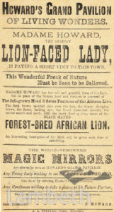 HOWARD'S GRAND PAVILION, NEW CUT, WATERLOO: HANDBILL