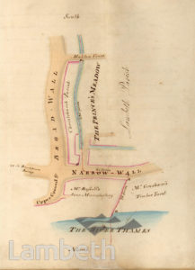 LAMBETH PARISH BOUNDARY, WATERLOO