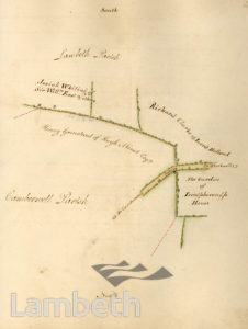 LAMBETH PARISH BOUNDARY, LOUGHBOROUGH JUNCTION
