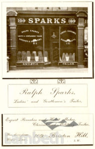 SPARKS, BRIXTON HILL : ADVERTISEMENT