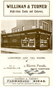WILLIMAN & TURNER, WEST NORWOOD : ADVERTISEMENT