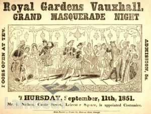 VAUXHALL GARDENS, VAUXHALL : POSTER