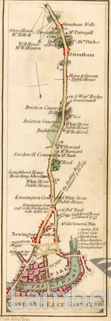 CARY’S SURVEY OF THE HIGHROADS, LONDON TO EAST GRINSTEAD