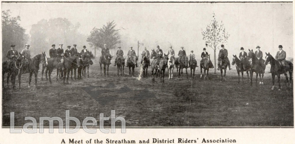 STREATHAM AND DISTRICT RIDERS ASSOC. MEET, STREATHAM COMMON