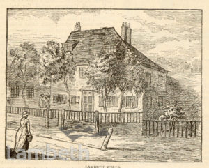 LAMBETH WELLS, LAMBETH WALK, LAMBETH