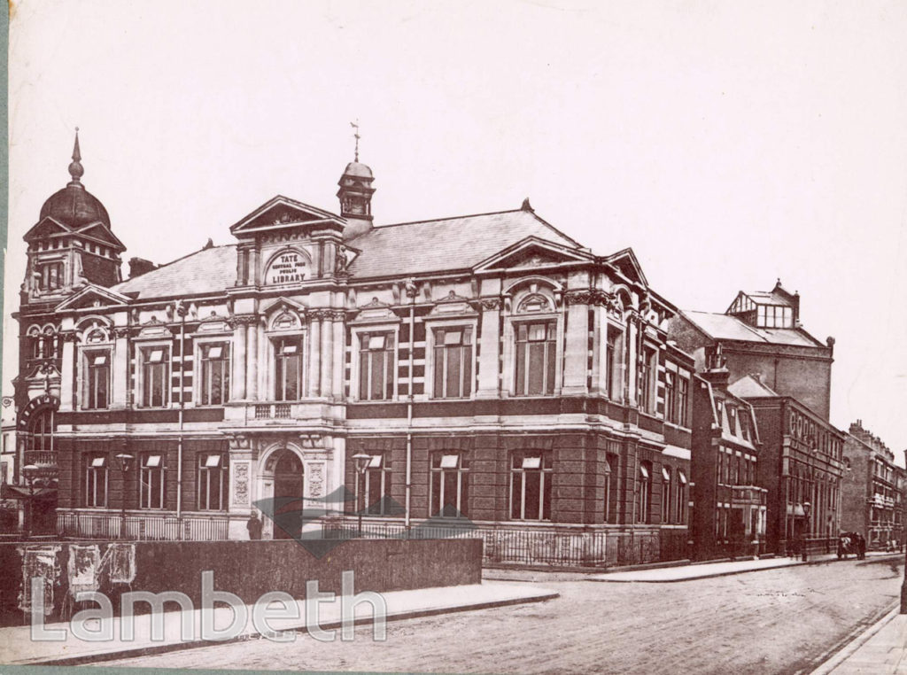 TATE LIBRARY, BRIXTON OVAL, CENTRAL BRIXTON