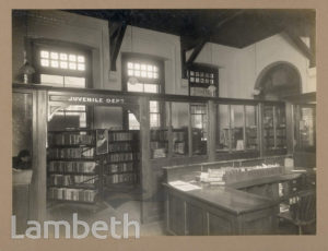 TATE LIBRARY, SOUTH LAMBETH ROAD, SOUTH LAMBETH