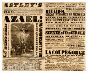 ASTLEY'S ROYAL AMPHITHEATRE, LAMBETH: HANDBILL