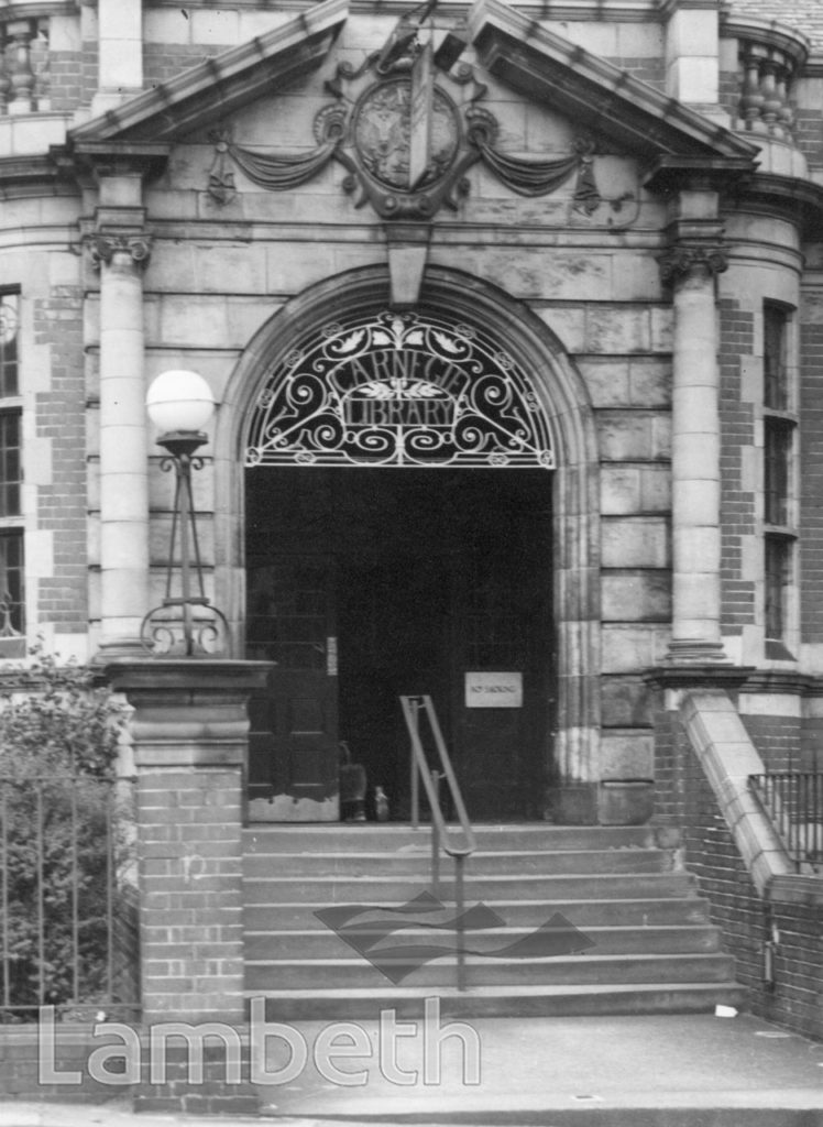 CARNEGIE LIBRARY,  HERNE HILL