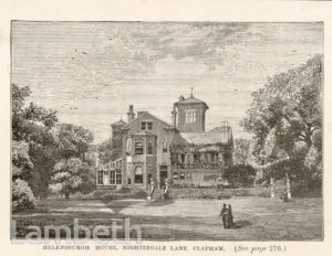 HELENSBURGH HOUSE, NIGHTINGALE LANE, CLAPHAM