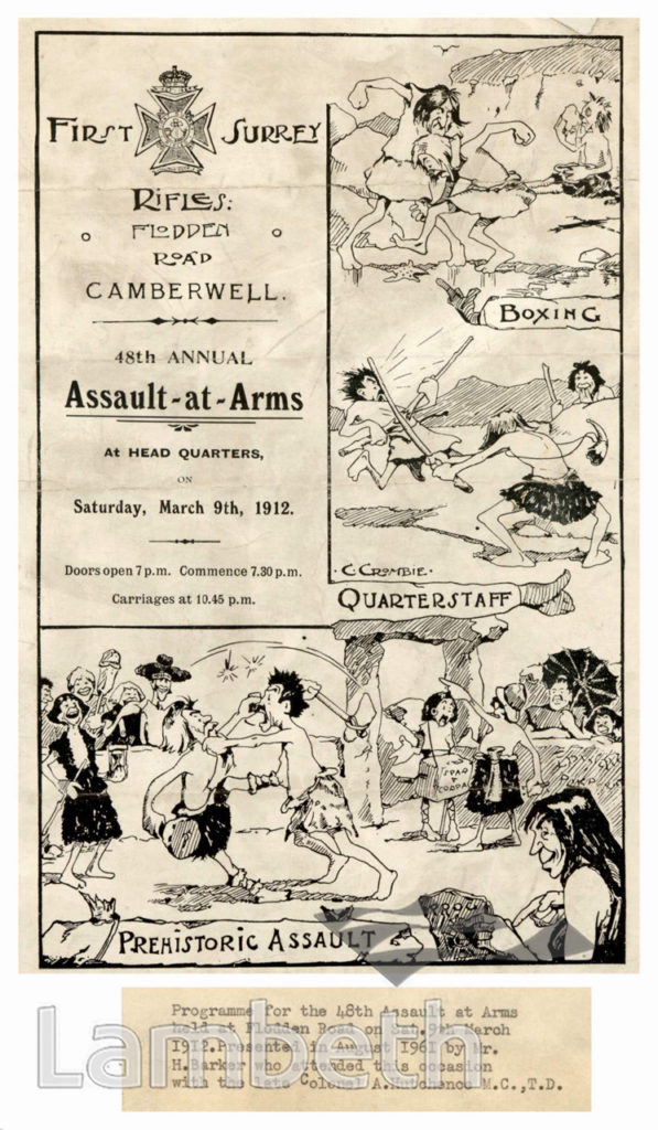 FIRST SURREY RIFLES : 48TH ANNUAL ASSAULT-AT-ARMS PROGRAMME