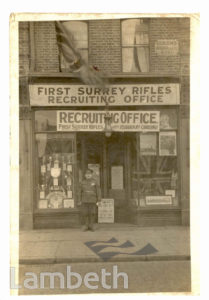 FIRST SURREY RIFLES : RECRUITMENT OFFICE, PECKHAM