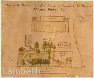 PROPERTY OF HUGHES MINET, CAMBERWELL : PLAN