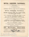 VAUXHALL GARDEN...