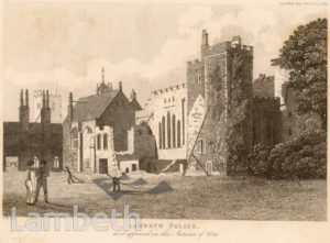 LAMBETH PALACE, LAMBETH