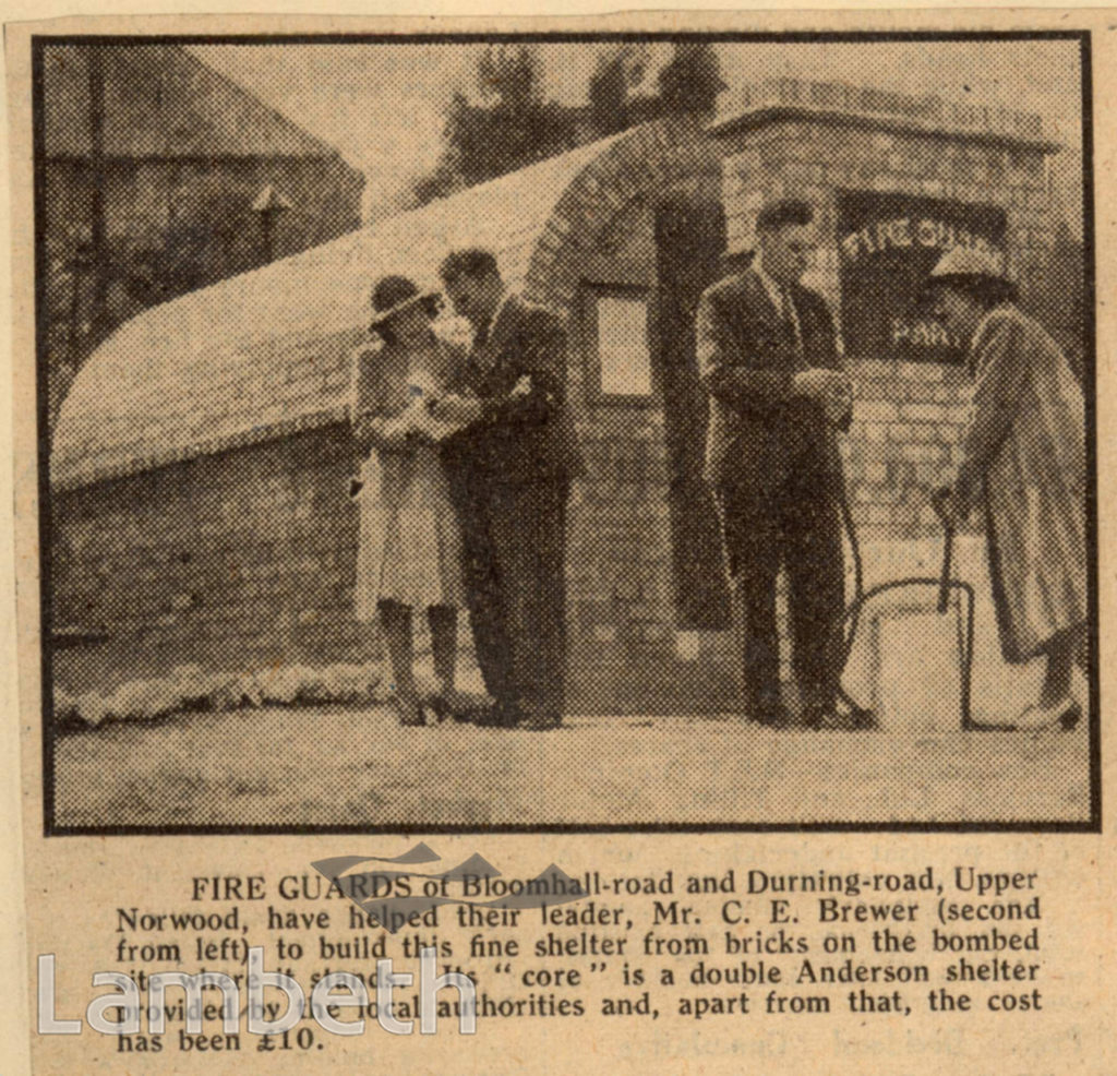 AIR RAID SHELTER, BLOOMHALL ROAD, UPPER NORWOOD