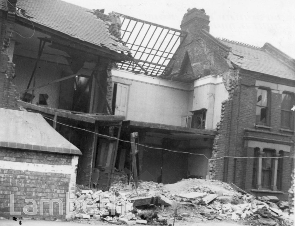 THORPARCH ROAD, SOUTH LAMBETH: WORLD WAR II INCIDENT