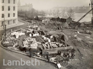 LAMBETH BRIDGE, LAMBETH: CONSTRUCTION