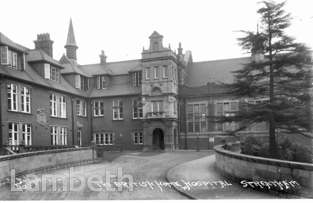 BRITISH HOME AND HOSPITAL FOR INCURABLES, CROWN LANE