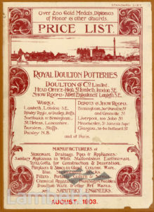 DOULTON POTTERY CATALOGUE