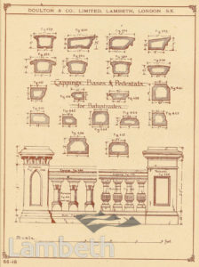DOULTON POTTERY CATALOGUE, ARCHITECTURAL TERRACOTTA