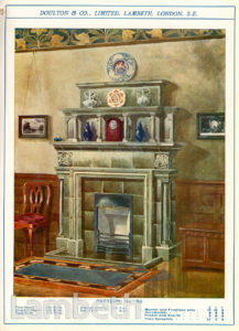 DOULTON POTTERY CATALOGUE, FIREPLACE
