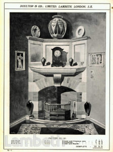 DOULTON POTTERY CATALOGUE, FIREPLACE