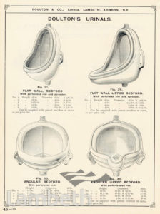DOULTON POTTERY CATALOGUE, SANITARY APPLIANCES