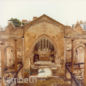 ST LEONARD'S CHURCH, STREATHAM CENTRAL: FIRE OF 1975