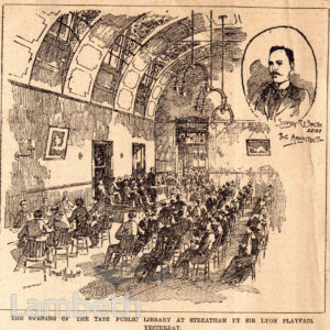 TATE LIBRARY, STREATHAM HIGH ROAD, STREATHAM CENTRAL