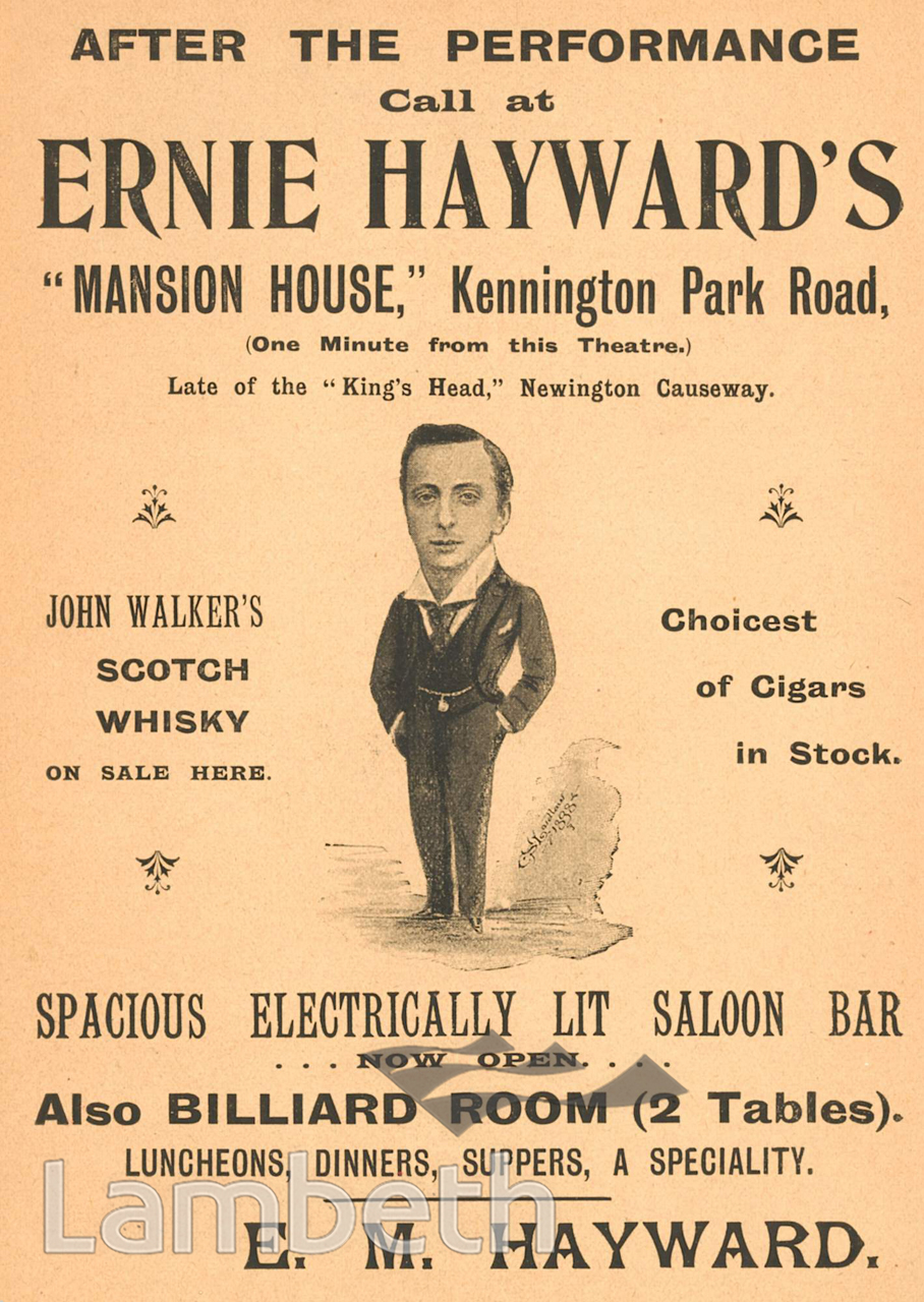 E.M.HAYWARD’S SALOON BAR, KENNINGTON
