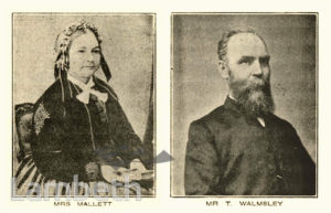 MRS MALLET AND MR WALMSLEY, MOFFAT INSTITUTE, VAUXHALL