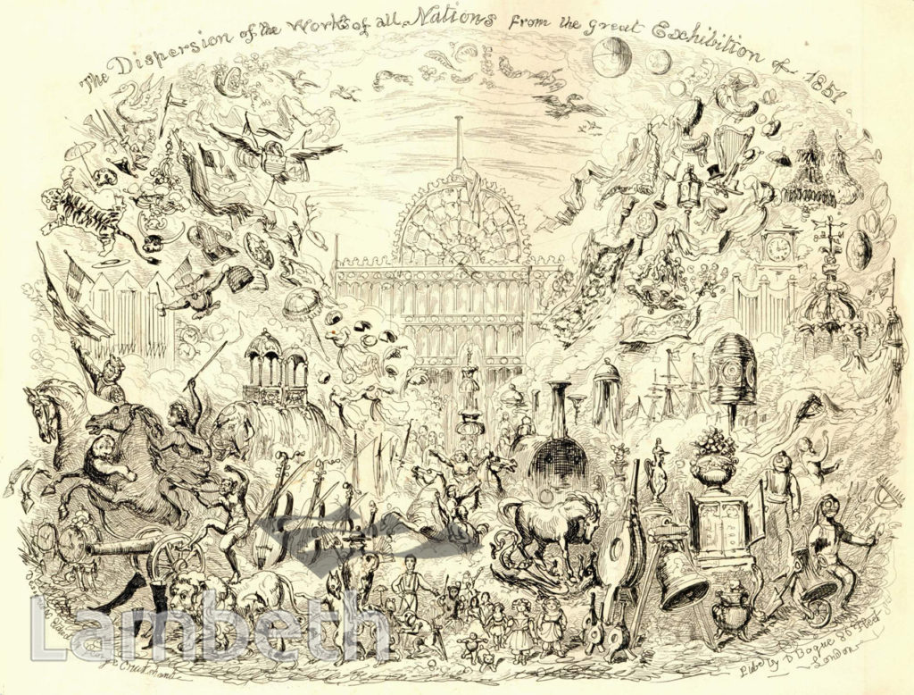 THE GREAT EXHIBITION (LATER THE CRYSTAL PALACE), HYDE PARK