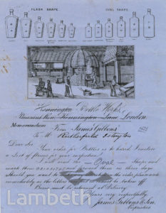 KENNINGTON BOTTLE WORKS, PLEASANT ROW, KENNINGTON