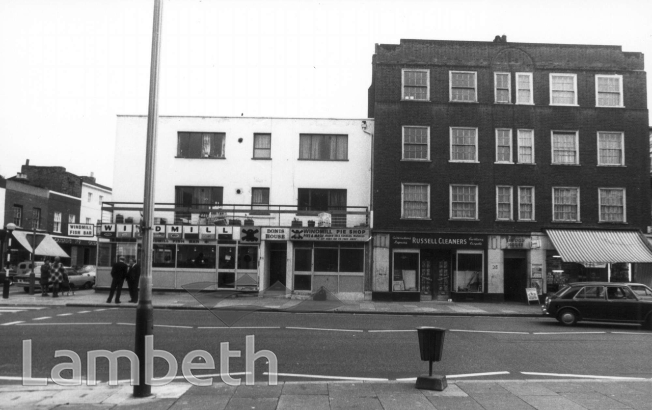 The Windmill Fish Bar, 1972 - they should have kept that wonderful frontage