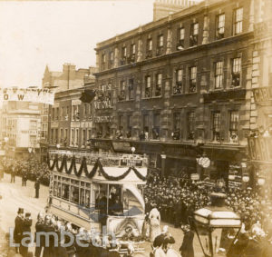 TRAM, WESTMINSTER BRIDGE ROAD, WATERLOO