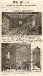LAMBETH PALACE, LOLLARDS' PRISON, LAMBETH
