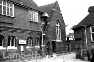 IMMANUEL CHURCH SCHOOL, FACTORY SQUARE, STREATHAM COMMON