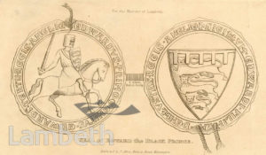 SEAL OF EDWARD THE BLACK PRINCE