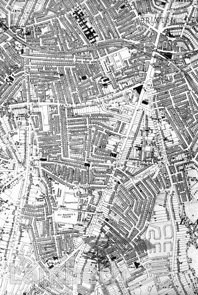 MAP OF CENTRAL BRIXTON AND BRIXTON HILL