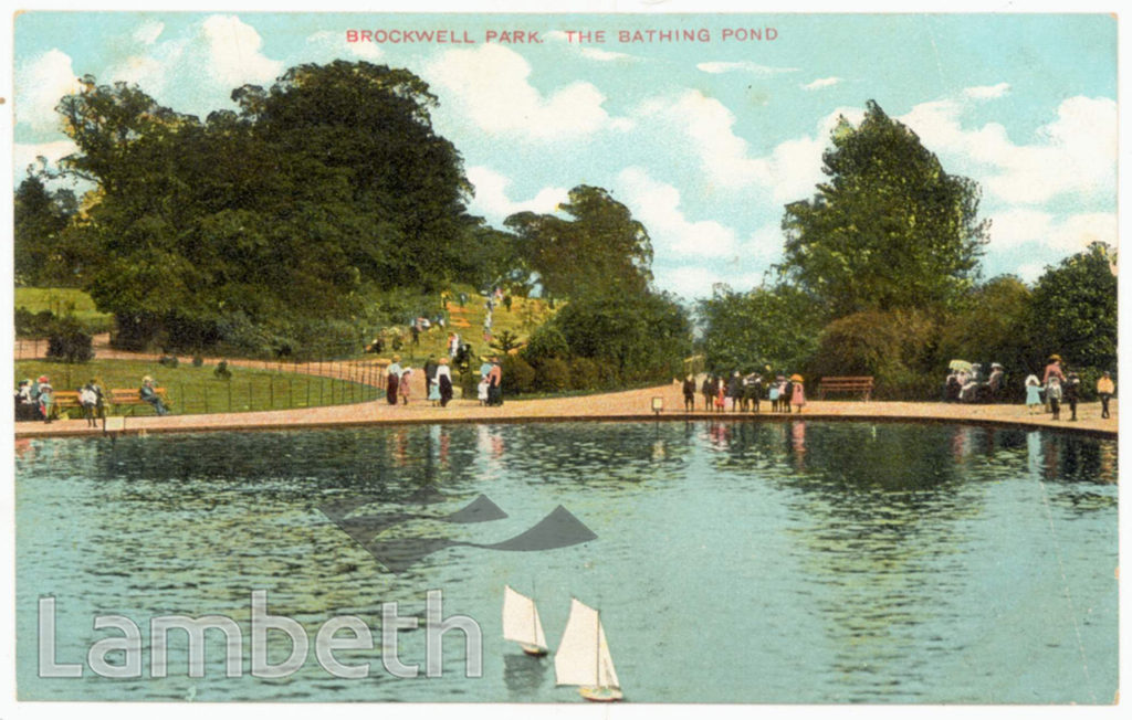 BATHING POND, BROCKWELL PARK, HERNE HILL