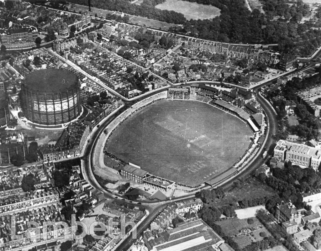 AERIAL VIEW OF THE OVAL, KENNINGTON