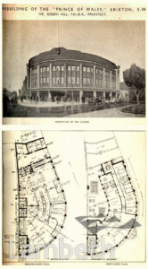 REBUILDING OF THE 'PRINCE OF WALES', BRIXTON CENTRAL