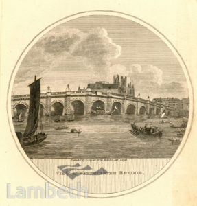 WESTMINSTER BRIDGE FROM THE SOUTH BANK, WATERLOO