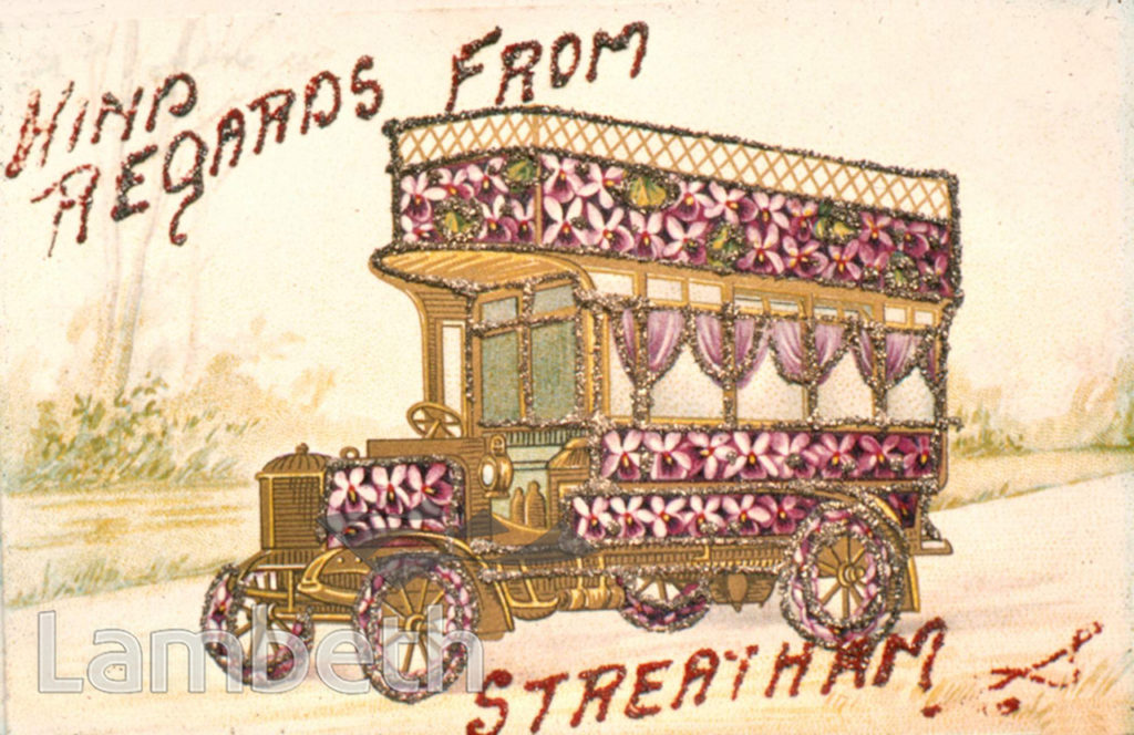 ‘WITH REGARDS FROM STREATHAM’: POSTCARD