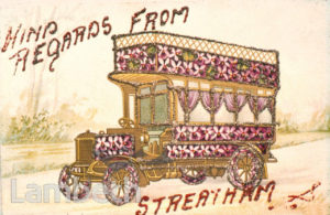 'WITH REGARDS FROM STREATHAM': POSTCARD