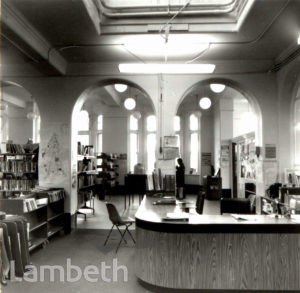CLAPHAM LIBRARY, CLAPHAM COMMON NORTH SIDE, CLAPHAM
