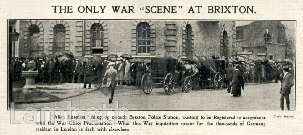 ‘THE ONLY WAR SCENE AT BRIXTON’, BRIXTON CENTRAL